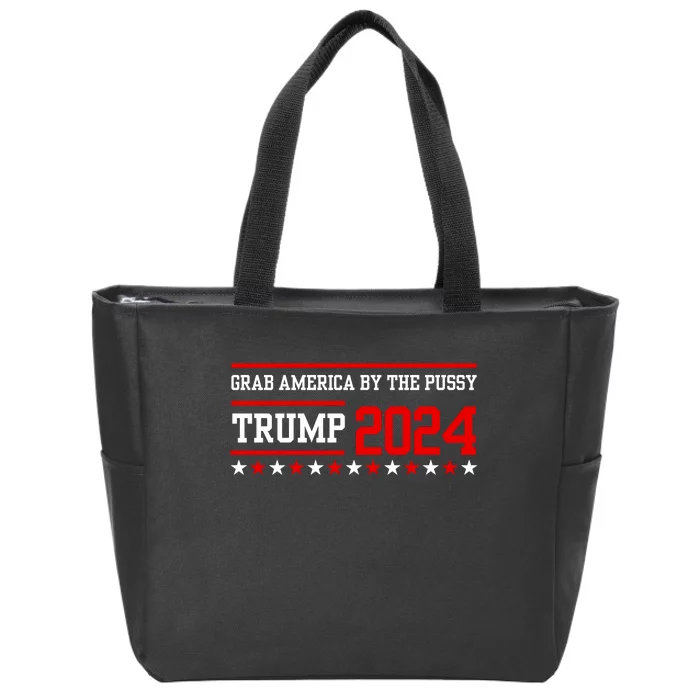 Grab America By The Pussy Zip Tote Bag