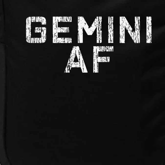 Gemini Astrology Birthday Gift Sign Impact Tech Backpack