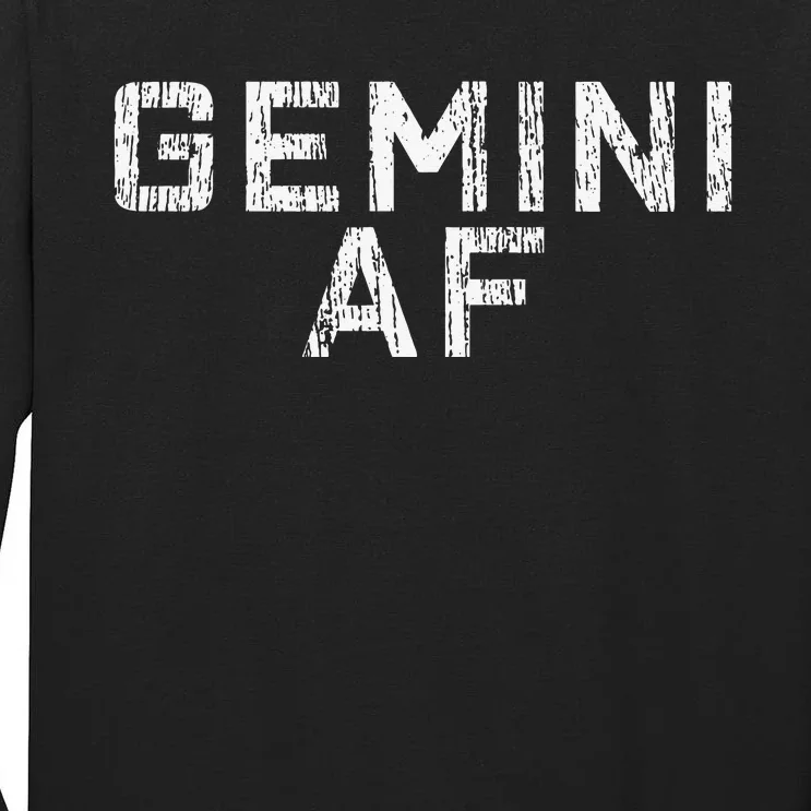 Gemini Astrology Birthday Gift Sign Tall Long Sleeve T-Shirt