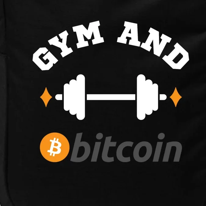 Gym And Bitcoin Fun Crypto Gym Wear Bitcoin Gym Bodybuilding Impact Tech Backpack