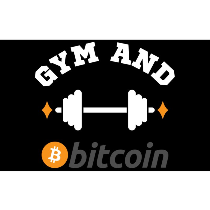 Gym And Bitcoin Fun Crypto Gym Wear Bitcoin Gym Bodybuilding Bumper Sticker