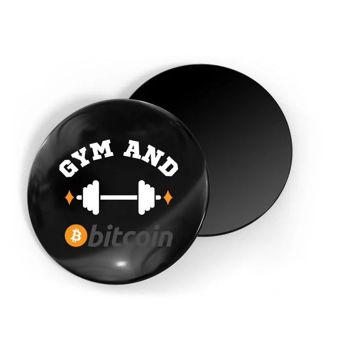 Gym And Bitcoin Fun Crypto Gym Wear Bitcoin Gym Bodybuilding Magnet