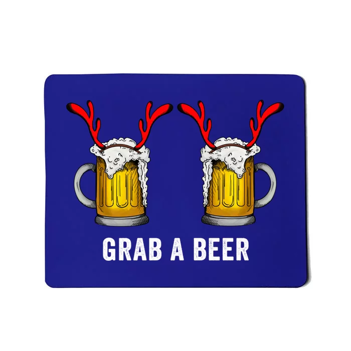 Grab A Beer Boobs Ugly Christmas Sweater Sexy Funny Tits Gift Mousepad