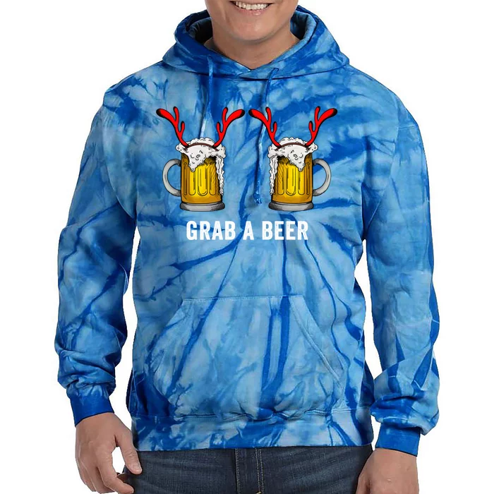 Grab A Beer Boobs Ugly Christmas Sweater Sexy Funny Tits Gift Tie Dye Hoodie