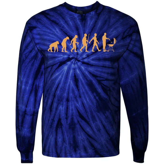 Grilling Art Bbq Grill Barbeque Meat Barbecue Tie-Dye Long Sleeve Shirt