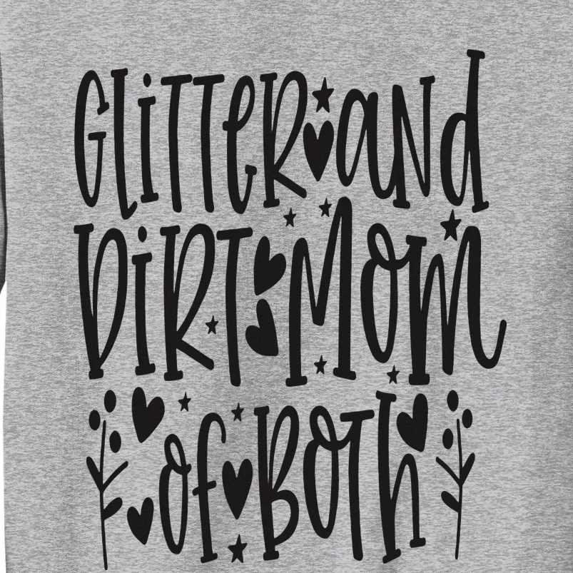 Girl And Boy Mom Mother Family Mom Tall Sweatshirt