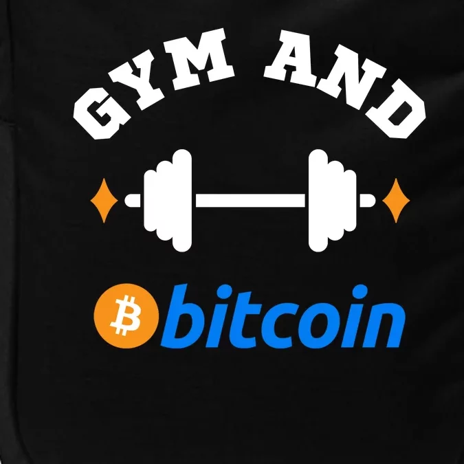 Gym And Bitcoin Fun Crypto Gym Wear Bitcoin Gym Bodybuilding Impact Tech Backpack