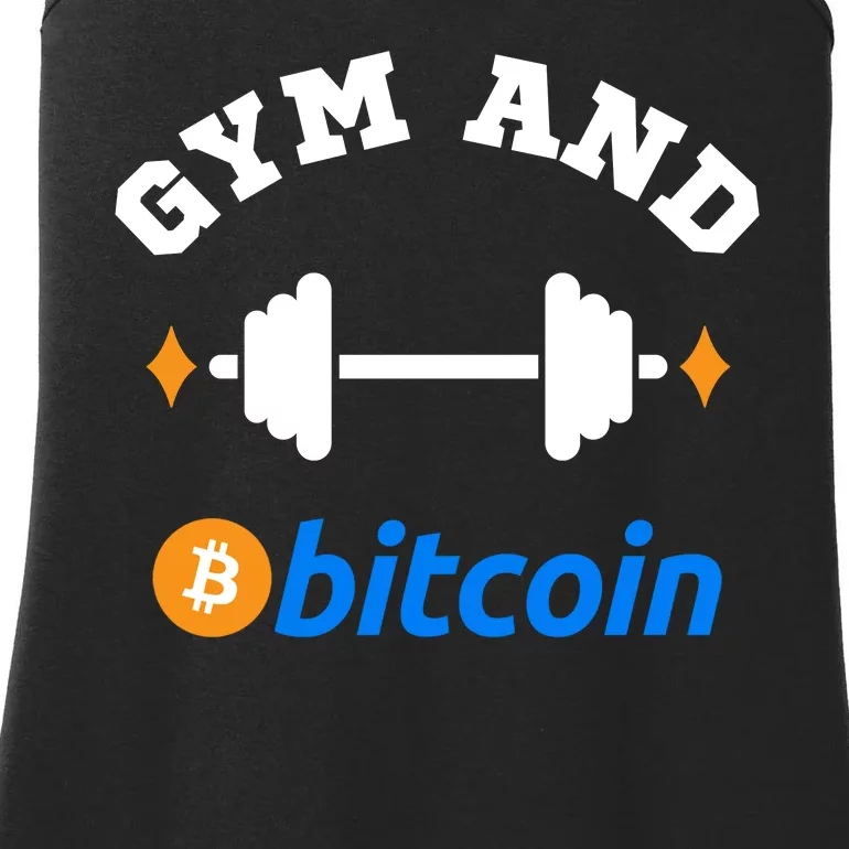 Gym And Bitcoin Fun Crypto Gym Wear Bitcoin Gym Bodybuilding Ladies Essential Tank