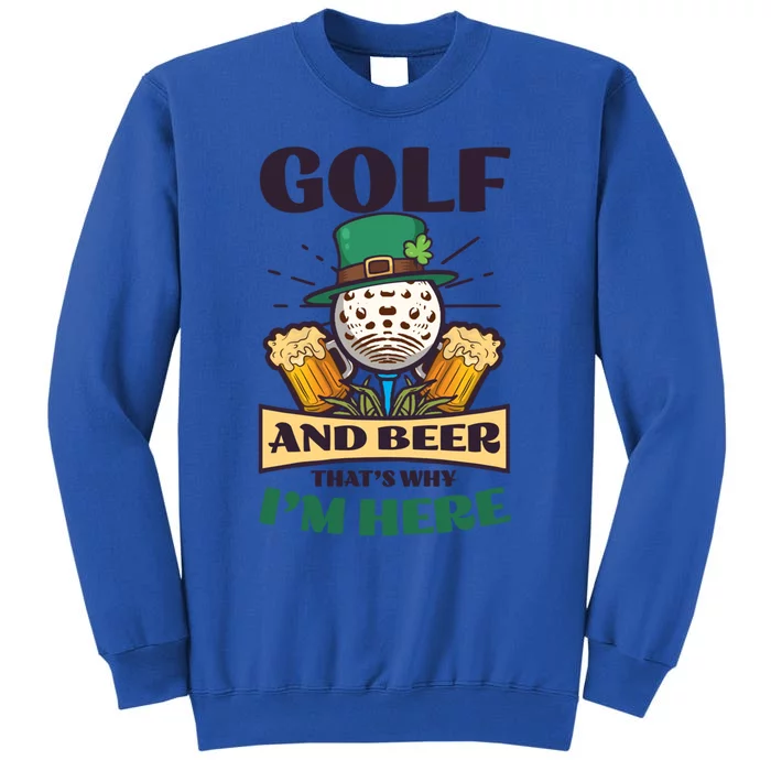 Golf And Beer Design St Patricks Golfing Cool Gift Sweatshirt