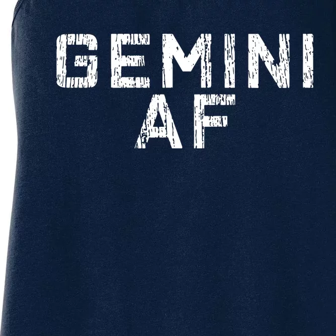 Gemini Astrology Birthday Gift Sign Women's Racerback Tank