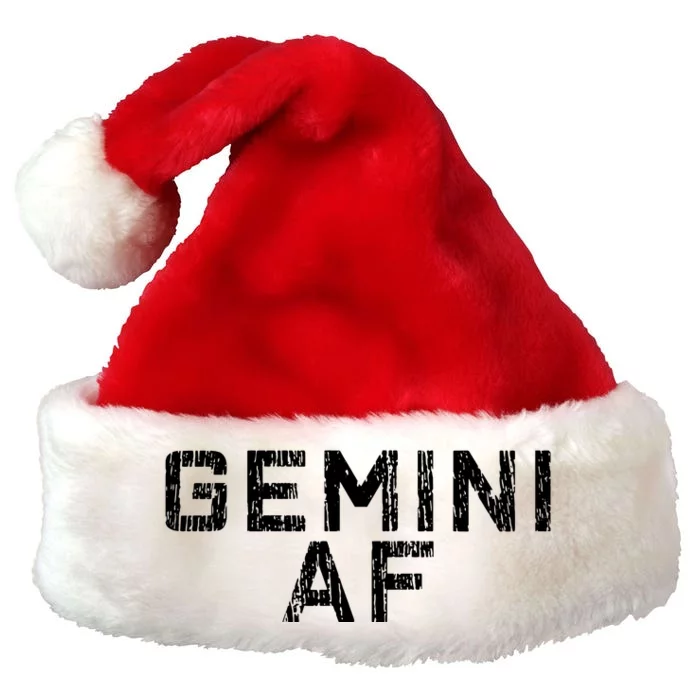 Gemini Astrology Birthday Gift Sign Premium Christmas Santa Hat