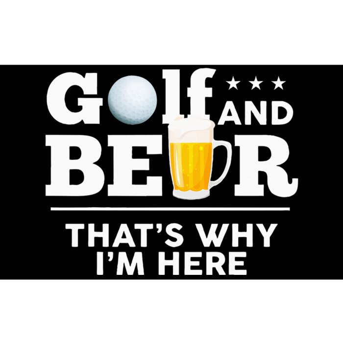 Golf And Beer Joke Dad Funny Fathers Day Drinking Birthday Bumper Sticker