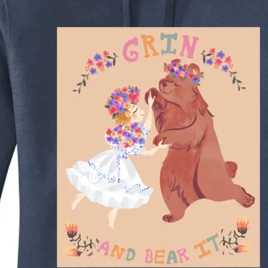 Grin And Bear It Women's Pullover Hoodie