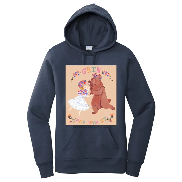 Grin And Bear It Women's Pullover Hoodie