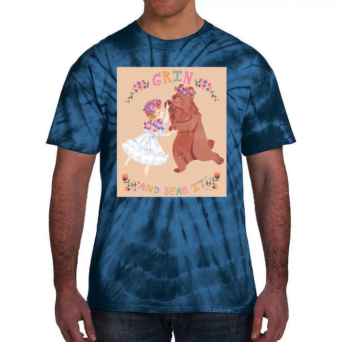 Grin And Bear It Tie-Dye T-Shirt