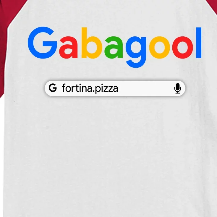 Gabagool Fortina Pizza Kids Colorblock Raglan Jersey