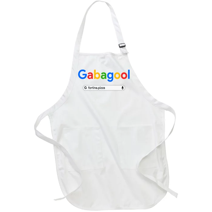 Gabagool Fortina Pizza Full-Length Apron With Pocket