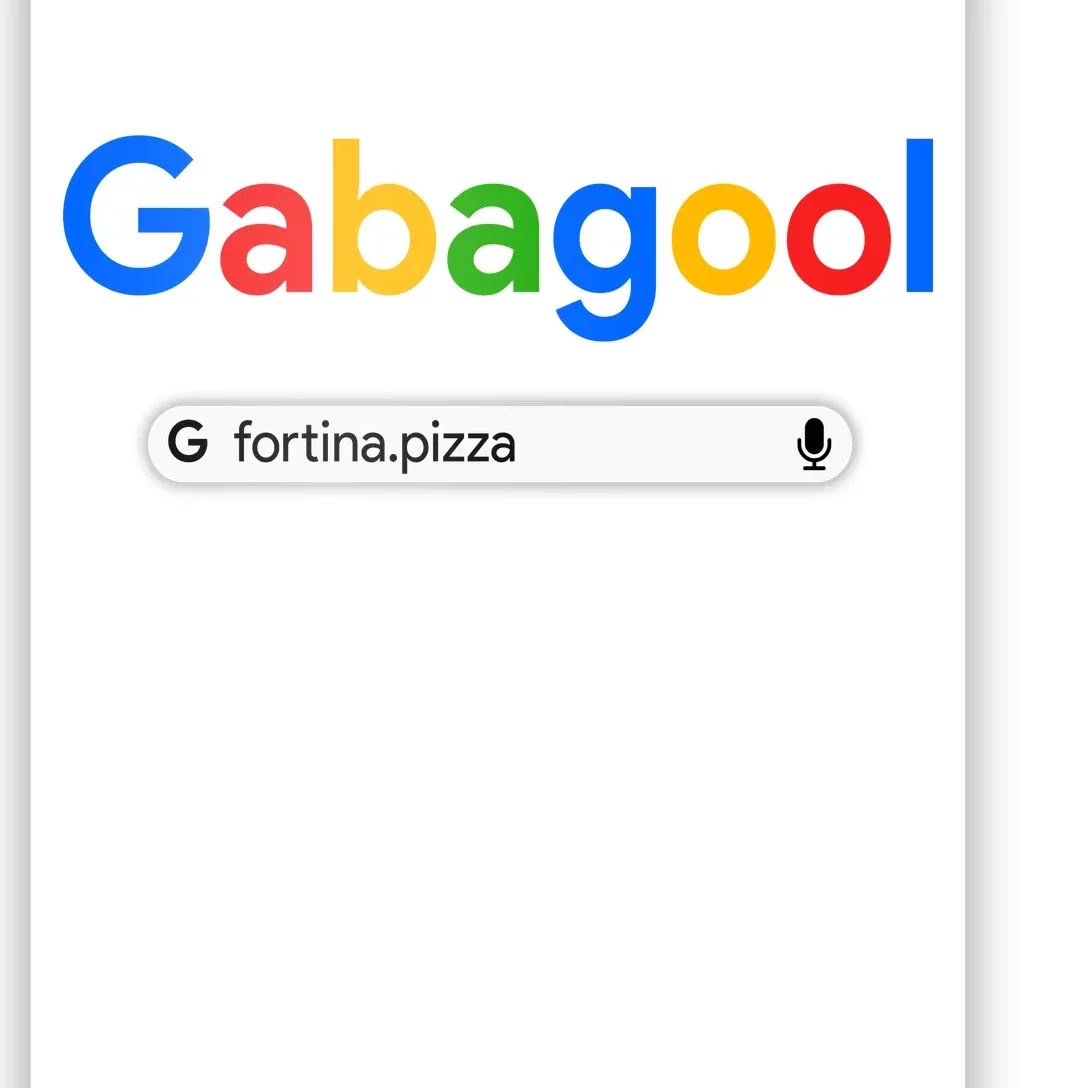 Gabagool Fortina Pizza Poster