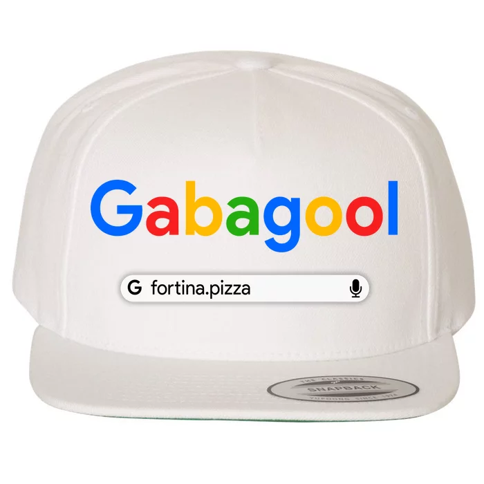 Gabagool Fortina Pizza Wool Snapback Cap