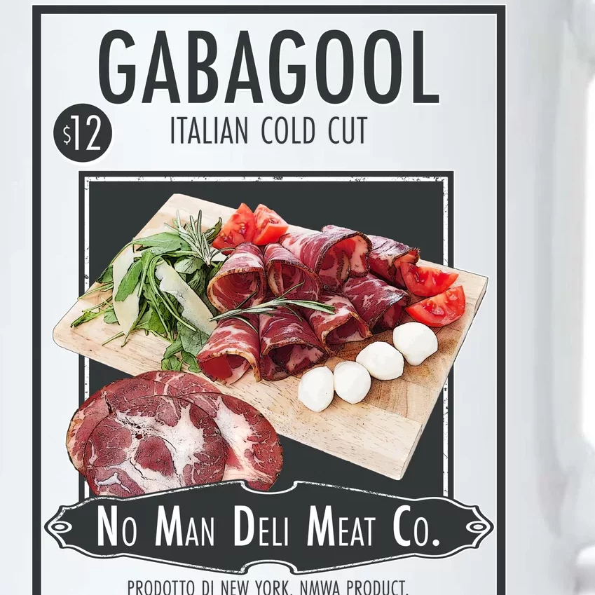 Gabagool No Man Deli Meat Co Black Color Changing Mug