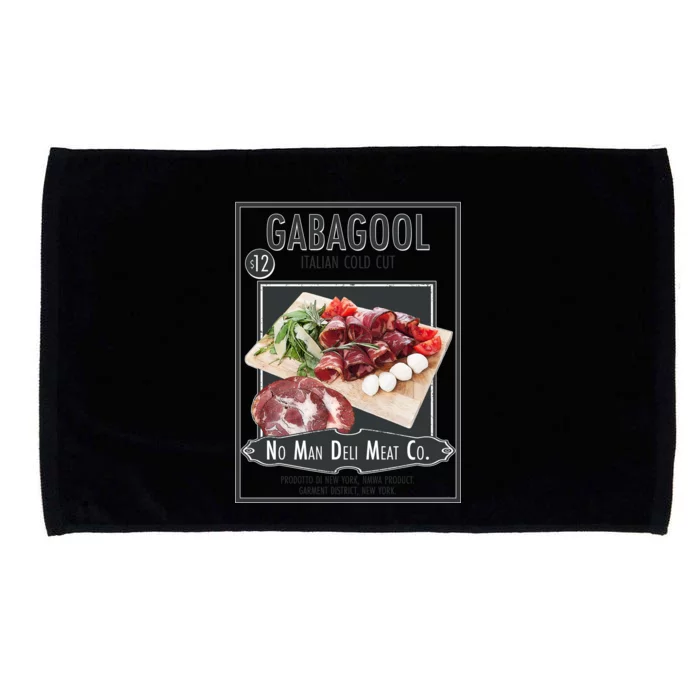 Gabagool No Man Deli Meat Co Microfiber Hand Towel