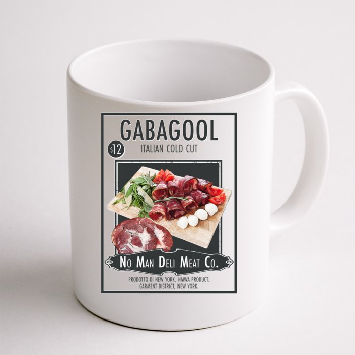 Gabagool No Man Deli Meat Co Front & Back Coffee Mug