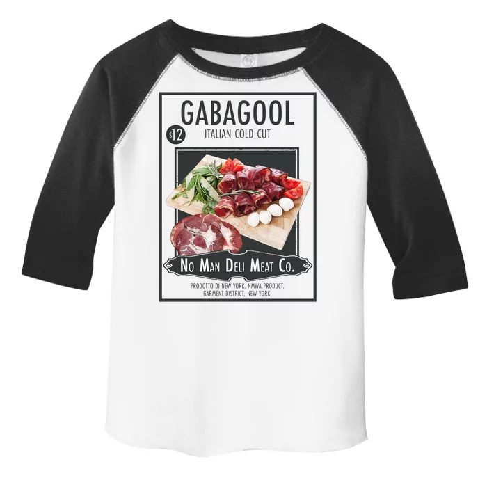 Gabagool No Man Deli Meat Co Toddler Fine Jersey T-Shirt