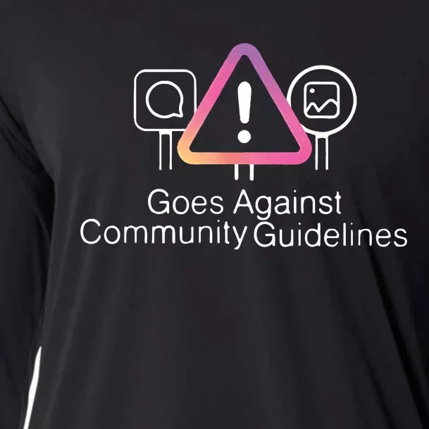 Goes Against Community Guidelines Cooling Performance Long Sleeve Crew