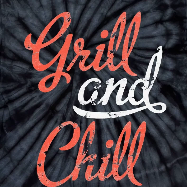 Grill And Chill Bbq Food Lovers Bbq Tie-Dye T-Shirt