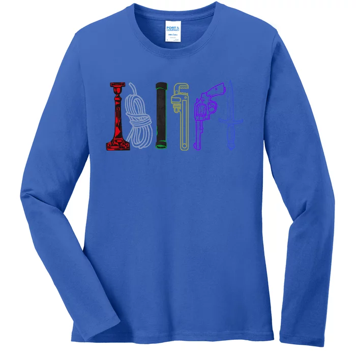 Get A Clue Ladies Long Sleeve Shirt