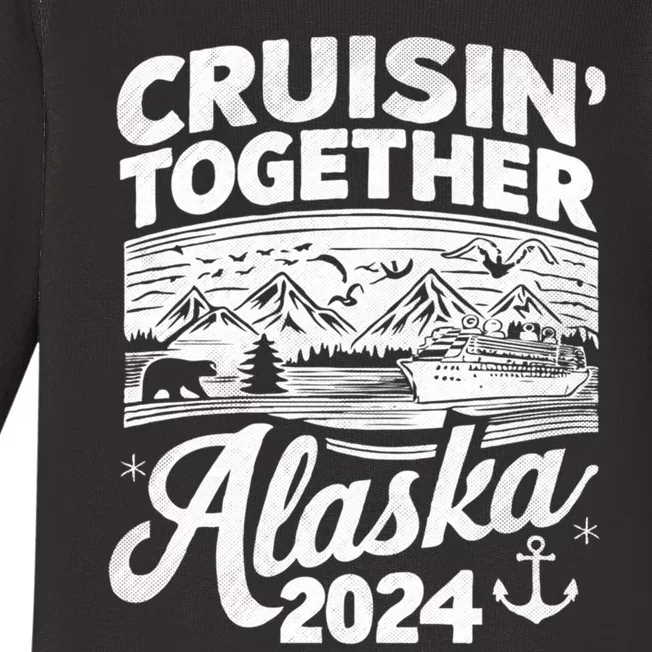 Group Alaska Cruise 2024 Baby Long Sleeve Bodysuit