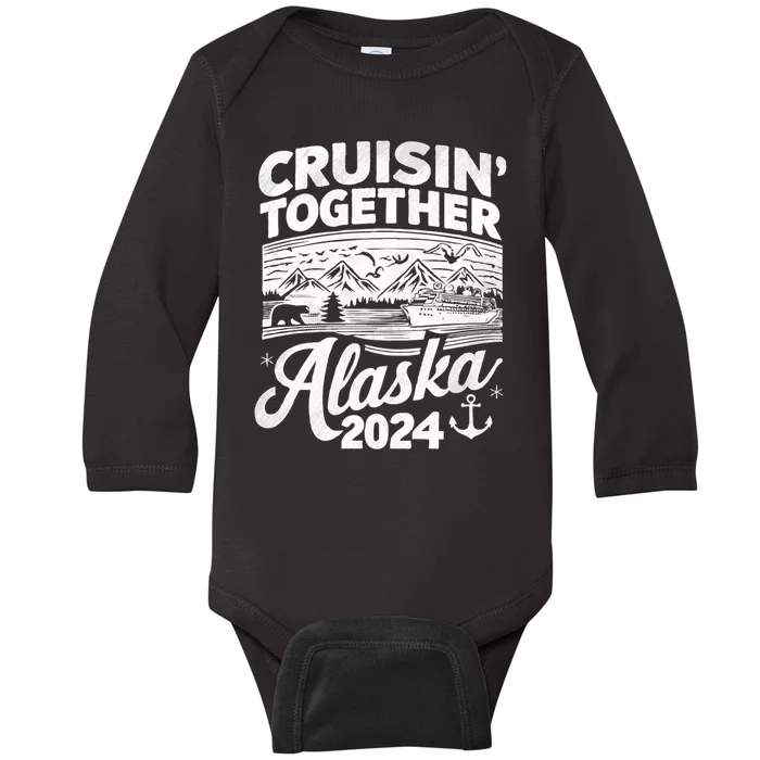 Group Alaska Cruise 2024 Baby Long Sleeve Bodysuit