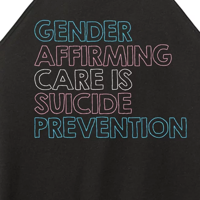 Gender Affirming Care Is Suicide Prevention Lgbt Rights Women’s Perfect Tri Rocker Tank