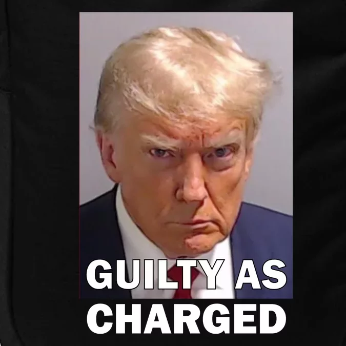 Guilty As Charge Trump Mugshot Impact Tech Backpack