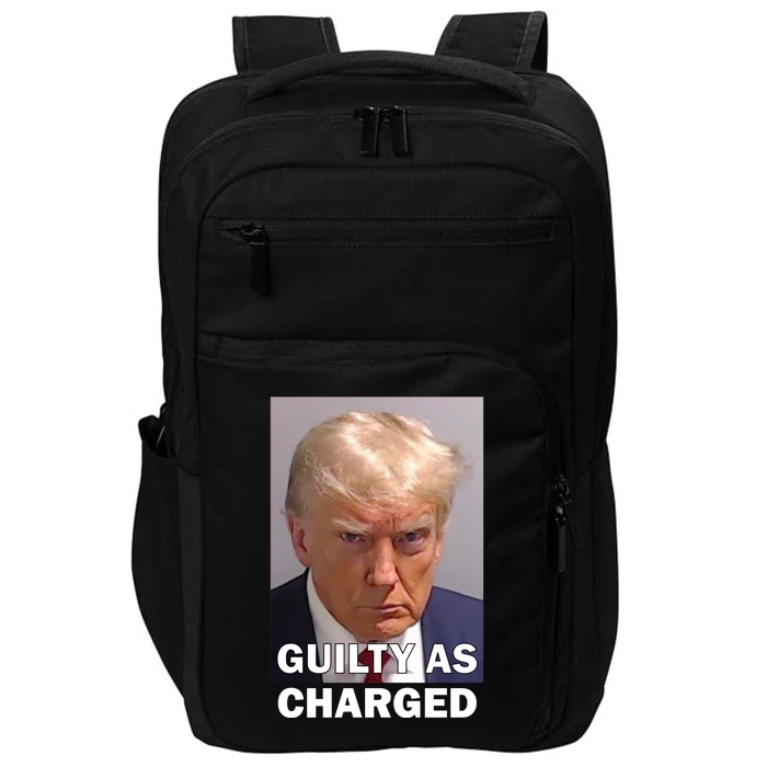 Guilty As Charge Trump Mugshot Impact Tech Backpack