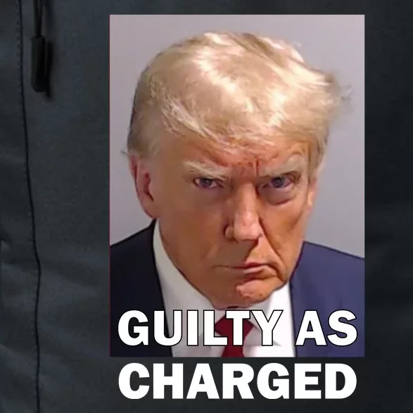 Guilty As Charge Trump Mugshot Daily Commute Backpack