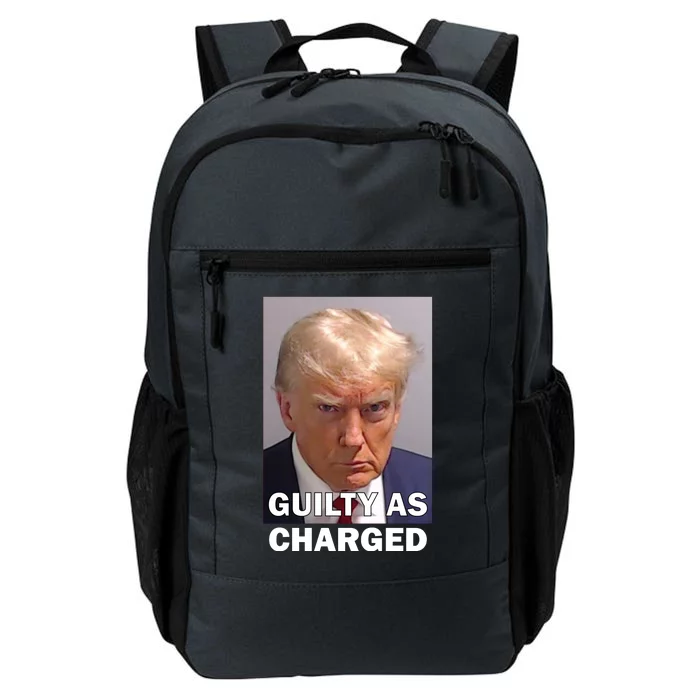 Guilty As Charge Trump Mugshot Daily Commute Backpack