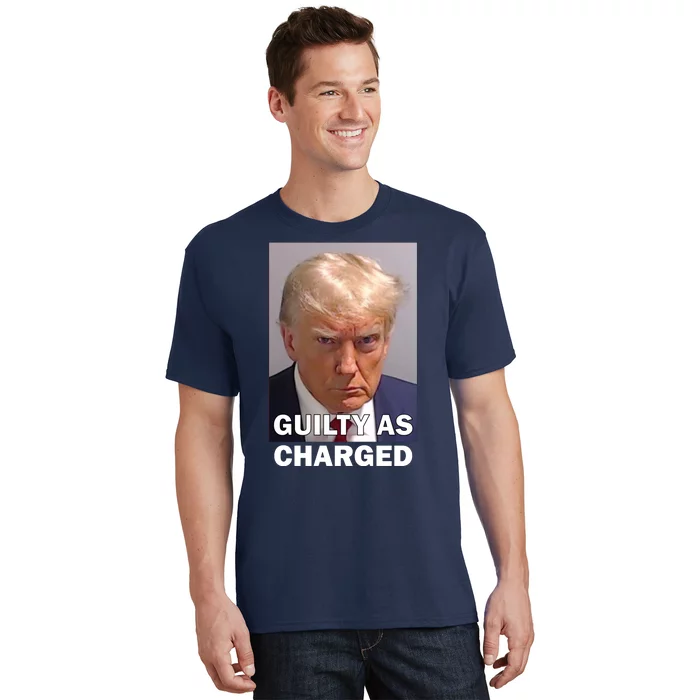 Guilty As Charge Trump Mugshot T-Shirt