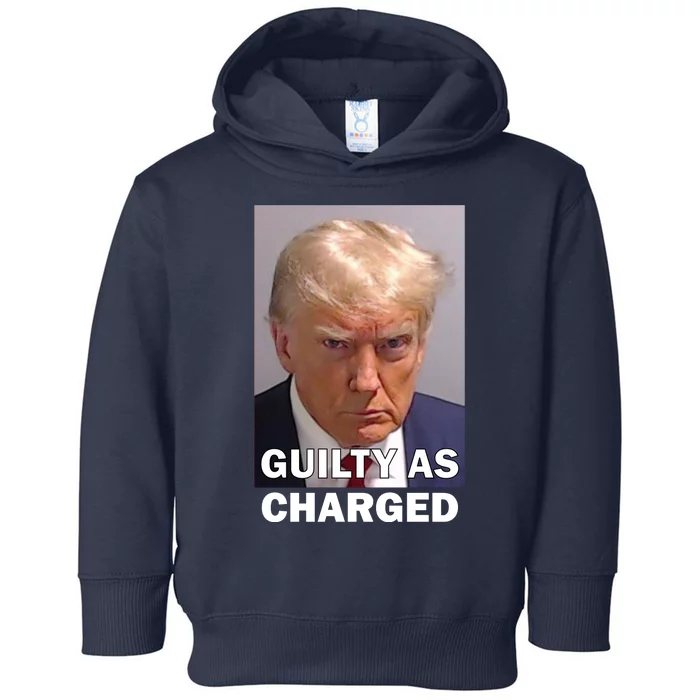 Guilty As Charge Trump Mugshot Toddler Hoodie