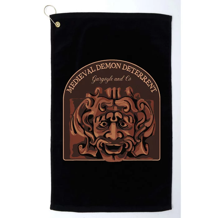 Gargoyle And Co Medieval Demon Deterrent Platinum Collection Golf Towel