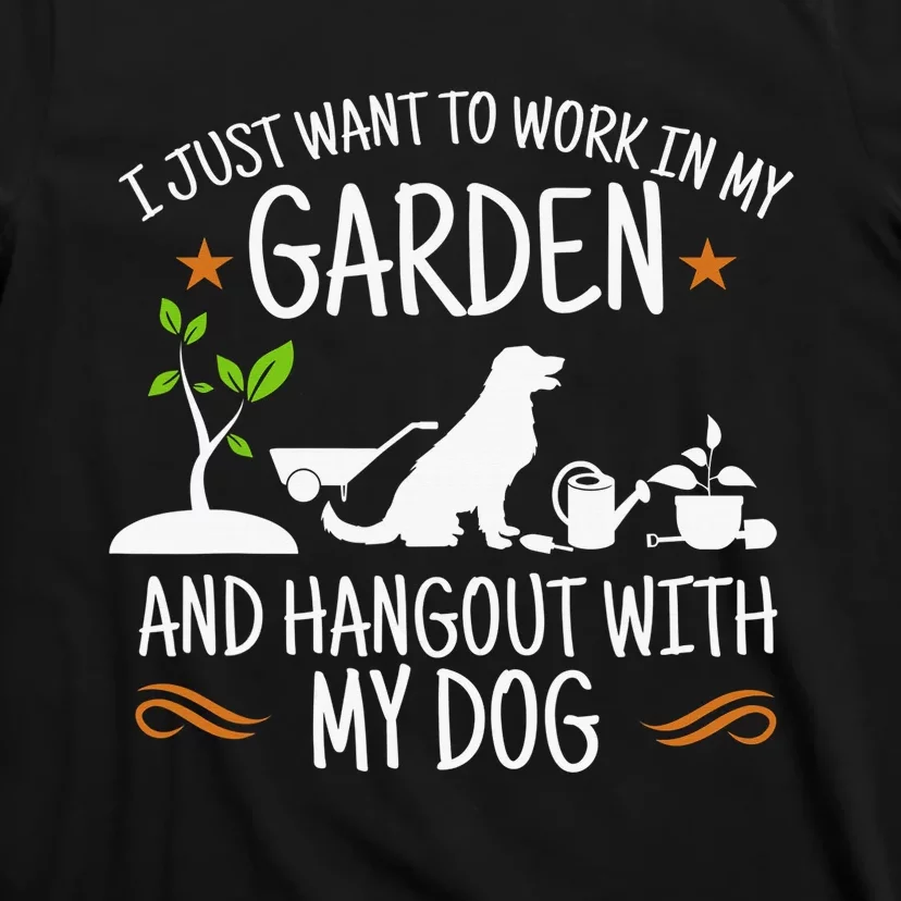 Gardening and Dog Lovers Puppy Owners Gardeners Plant Daddy T-Shirt