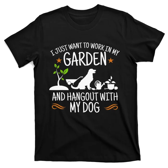 Gardening and Dog Lovers Puppy Owners Gardeners Plant Daddy T-Shirt