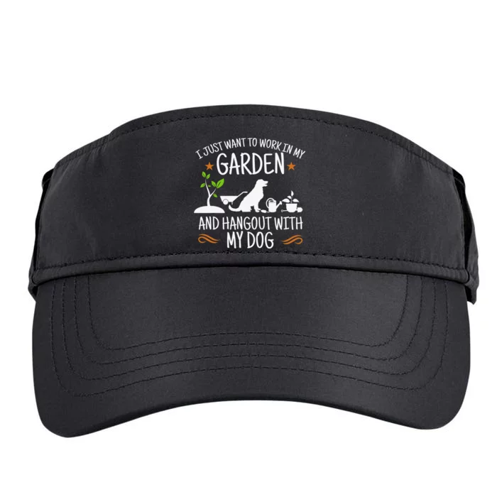 Gardening and Dog Lovers Puppy Owners Gardeners Plant Daddy Adult Drive Performance Visor