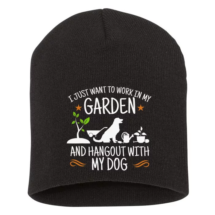 Gardening and Dog Lovers Puppy Owners Gardeners Plant Daddy Short Acrylic Beanie