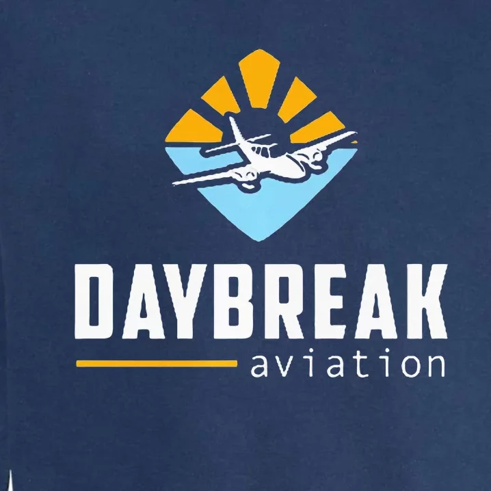 Gadsden Airport Diagram Daybreak Aviation Garment-Dyed Sweatshirt