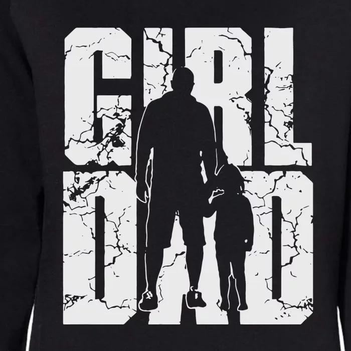 Girl And Dad Father’S Day Daddy Daughter Womens California Wash Sweatshirt