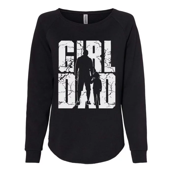 Girl And Dad Father’S Day Daddy Daughter Womens California Wash Sweatshirt