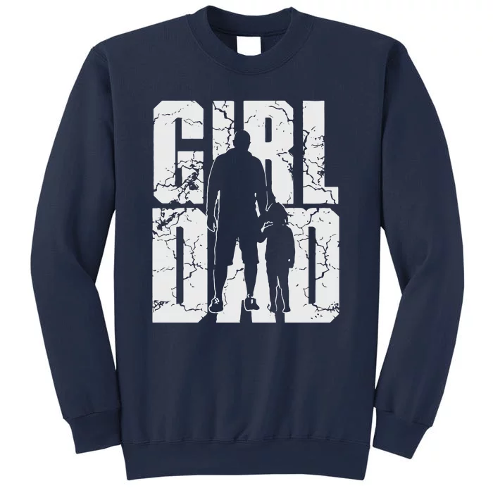 Girl And Dad Father’S Day Daddy Daughter Sweatshirt