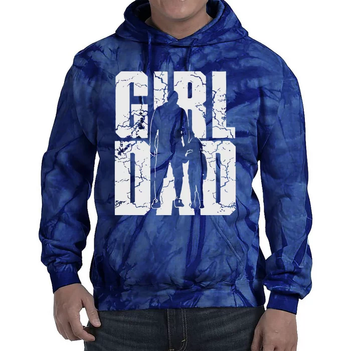 Girl And Dad Father’S Day Daddy Daughter Tie Dye Hoodie