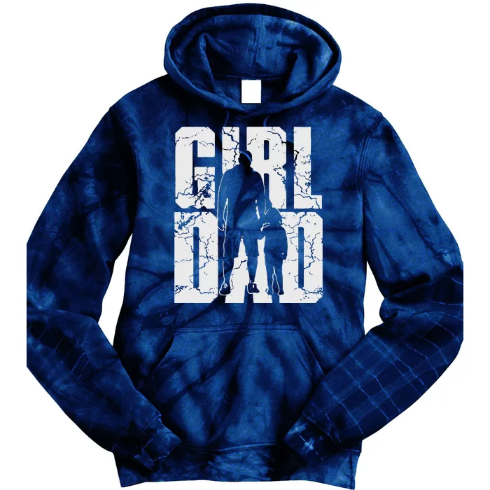 Girl And Dad Father’S Day Daddy Daughter Tie Dye Hoodie